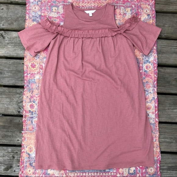 LC Lauren Conrad open shoulder dress - Picture 1 of 6